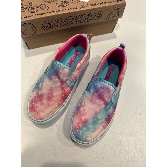 Skechers Other - SKECHERS Girls 2 new tie dye slip on